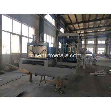 Galvanizli Kemer Çelik Yapı Çatı Levhaları şekillendirme makinesi